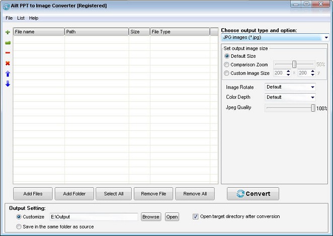 Windows 7 Ailt PPT to Image Converter 7.0 full
